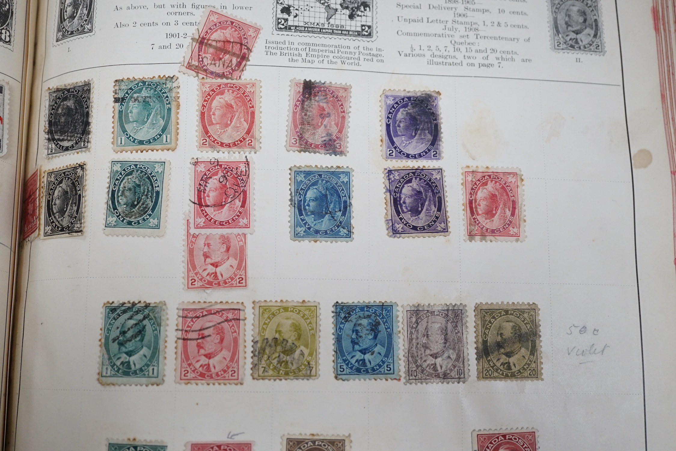 An Empire stamp album